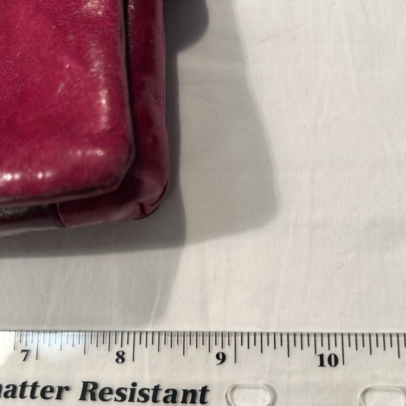 Vintage Leather Wristlet Rustic Red - Picture 3 of 7